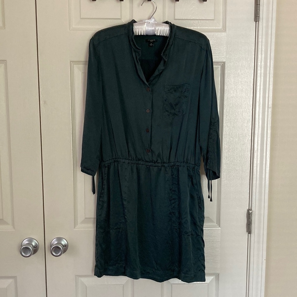 Ann Taylor Silk Shirt Dress
